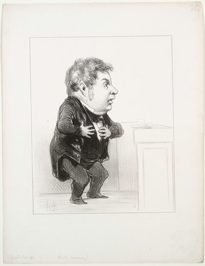 Michel Goudchaux, 1849. tekijältä Honoré Daumier
