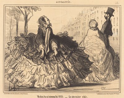 Kevään muoti 1855 tekijältä Honoré Daumier