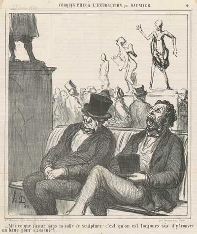 Minä mistä pidän veistoshuoneessa... tekijältä Honoré Daumier