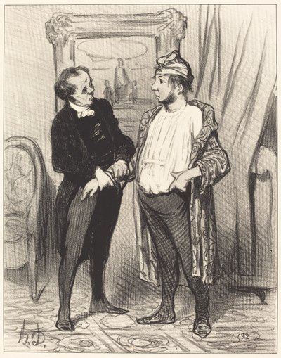 Rakkaani, vakuutan sinulle, että... tekijältä Honoré Daumier