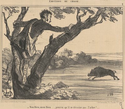 Jumalani, jumalani... jos... tekijältä Honoré Daumier
