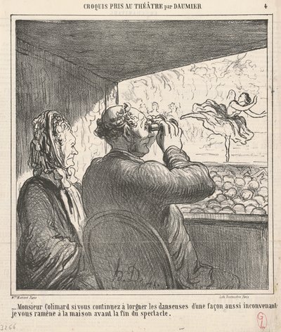 Mr. Colimard, jos jatkat... tekijältä Honoré Daumier
