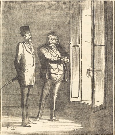 Herra pärjää täällä... tekijältä Honoré Daumier