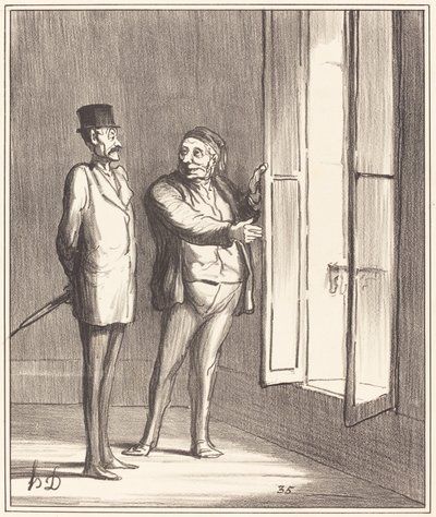 Herra pärjää täällä... tekijältä Honoré Daumier
