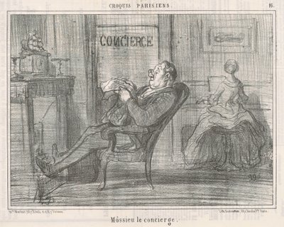 Mossie talonmies tekijältä Honoré Daumier