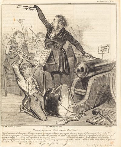 Pyroteknistä, karvaista ja pirullista musiikkia tekijältä Honoré Daumier