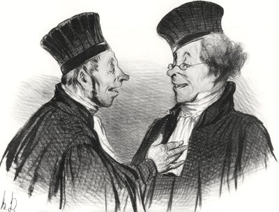 Rakkaani! Pyöritit... ihailtavasti. Se teki todella pysyvän vaikutuksen!, 1838. tekijältä Honoré Daumier