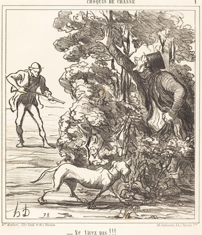 Älä vedä!!! tekijältä Honoré Daumier