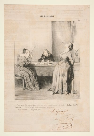 Hiilivaunu [sic.] Hevosten piirtämä, 1822. tekijältä Honoré Daumier