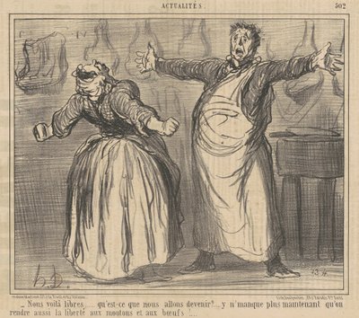 Olemme vapaita... tekijältä Honoré Daumier