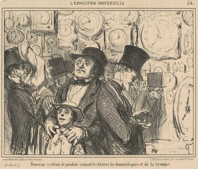 Uusi heilurijärjestelmä... tekijältä Honoré Daumier