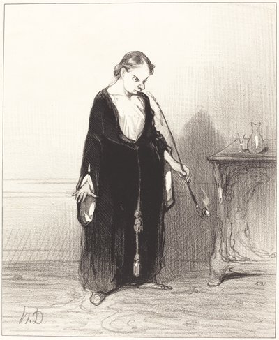 Oi nautintoa oopiumista, jota raivoat minulta!... tekijältä Honoré Daumier