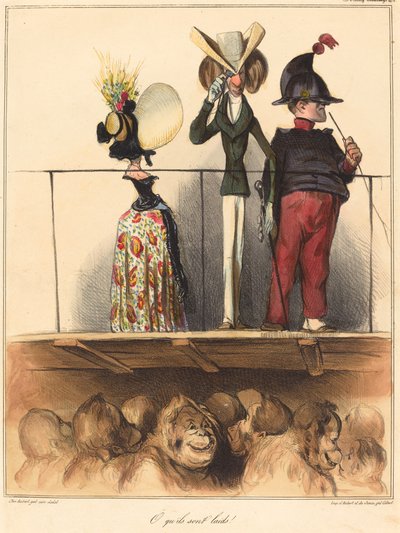 Oi kuinka rumia ne ovat! tekijältä Honoré Daumier