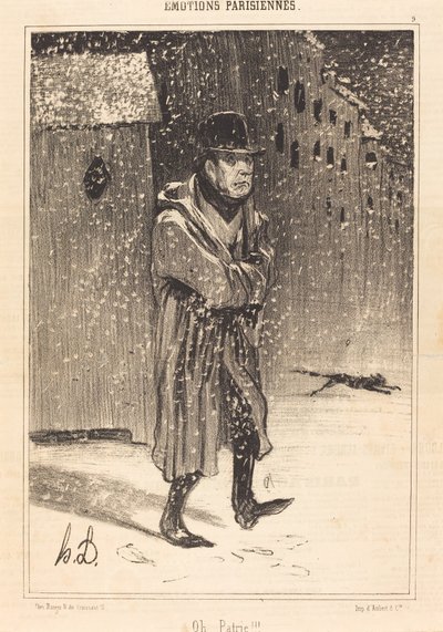 Oi isänmaa!!! tekijältä Honoré Daumier