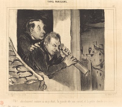 Voi!... aivan kuin olisimme siellä; se iso... tekijältä Honoré Daumier