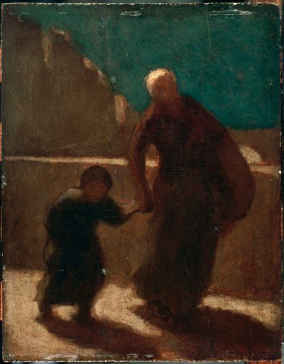 Sillalla yöllä tekijältä Honoré Daumier