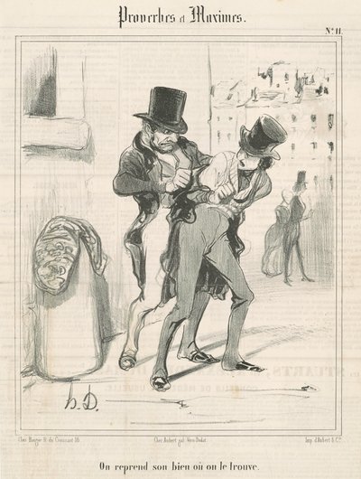 Otamme omaisuutemme takaisin tai löydämme sen tekijältä Honoré Daumier