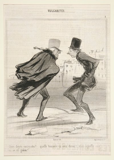 Yksitoista Celsiusastetta! tekijältä Honoré Daumier