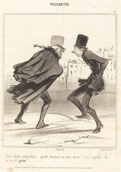 Yksitoista celsiusastetta! tekijältä Honoré Daumier