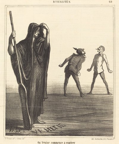 Missä Venetsia alkaa toivoa tekijältä Honoré Daumier