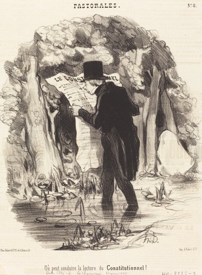 Tai voi johtaa perustuslain käsittelyä! tekijältä Honoré Daumier