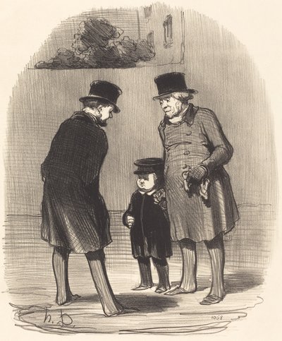 Kyllä, herra Chapuzot... tekijältä Honoré Daumier
