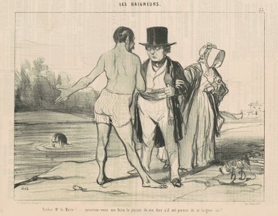 Anteeksi, herra pormestari! ... Voisitko ... tekijältä Honoré Daumier
