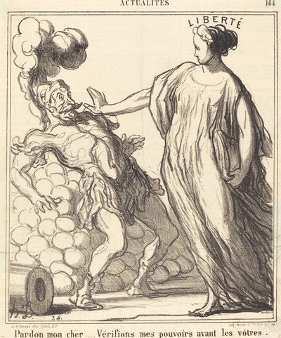 Anteeksi rakkaani... tekijältä Honoré Daumier