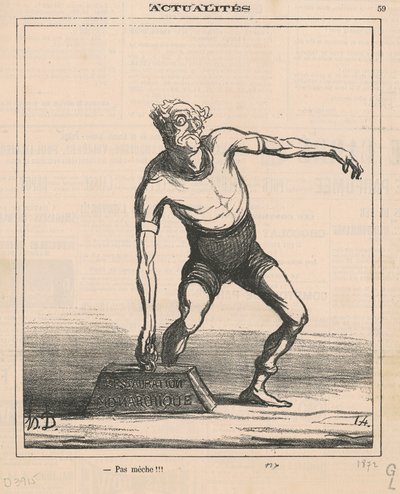 Ei sydäntä!!! tekijältä Honoré Daumier