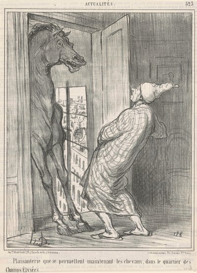 Vitsi, jotka mahdollistavat toisilleen... tekijältä Honoré Daumier