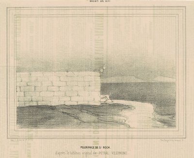 Pyhän Rochin pyhiinvaellus tekijältä Honoré Daumier