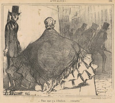 Enemmän kuin tuo pallo... Anteeksi! ... tekijältä Honoré Daumier
