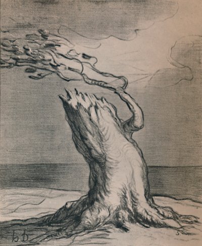 Köyhä Ranska! Runko on räjäytetty, 1871, 1946 tekijältä Honoré Daumier
