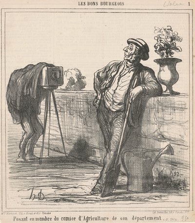 Maatalouslautakunnan jäsenenä... tekijältä Honoré Daumier