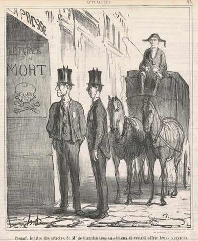 Kun otetaan herra de Girardinin titteli liian vakavasti... tekijältä Honoré Daumier