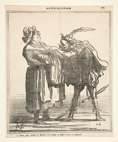 Varo, Madame la Majorite! tekijältä Honoré Daumier