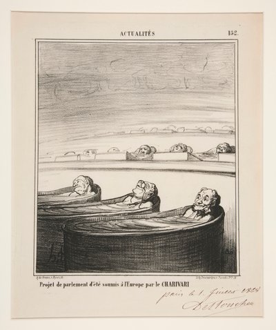 eduskuntaprojekti tekijältä Honoré Daumier