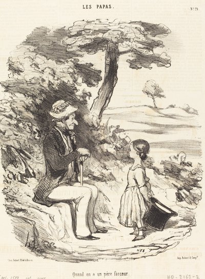 Kun sinulla on pilailija-isä tekijältä Honoré Daumier