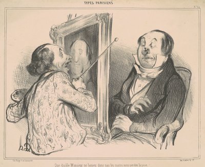 Mitä helvettiä, herrat eivät liiku... tekijältä Honoré Daumier