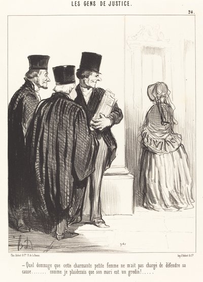 Harmi, että tämä ihana... nainen... tekijältä Honoré Daumier