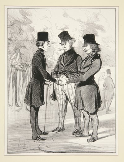 Mikä onnellinen tapaaminen tekijältä Honoré Daumier