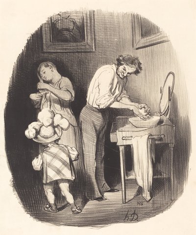 Kuinka mukava hän onkaan, Dodore... tekijältä Honoré Daumier