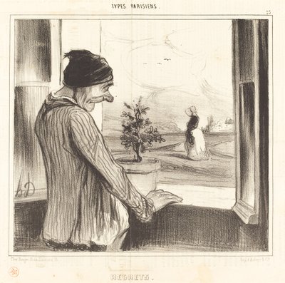 pahoittelee tekijältä Honoré Daumier