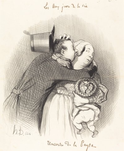 Maan tapaaminen tekijältä Honoré Daumier