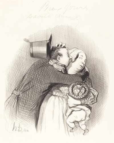 Maan tapaaminen tekijältä Honoré Daumier