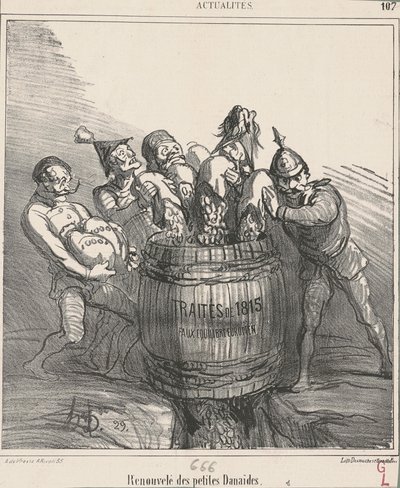 Renovat del petit Danaidesfinnish tekijältä Honoré Daumier