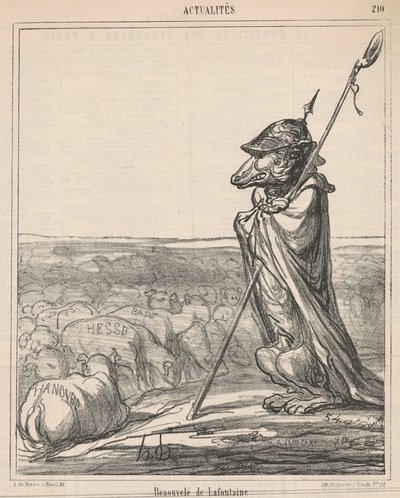 Uusittu suihkulähde tekijältä Honoré Daumier