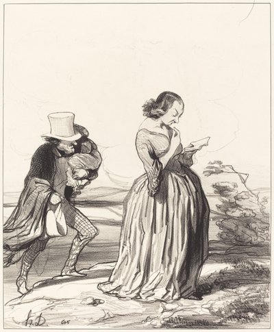Saperlotte!... jonka haluaisin... että vaimoni oli lopettanut... tekijältä Honoré Daumier