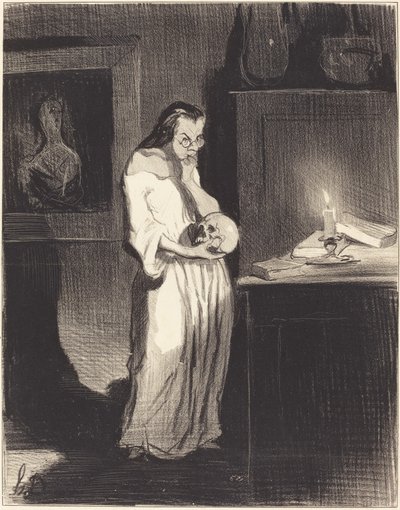 Vitun lapsellinen huijari menossa!... tekijältä Honoré Daumier
