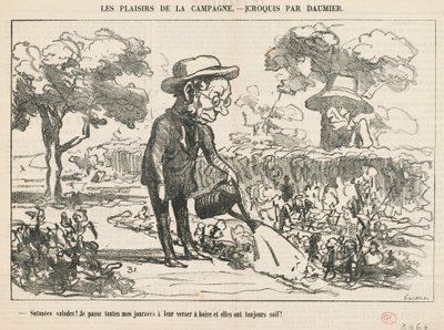 Helvetin salaatit... tekijältä Honoré Daumier